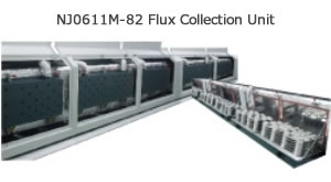 Large-capacity flux collection unit